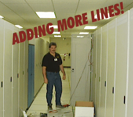 Computer store interior